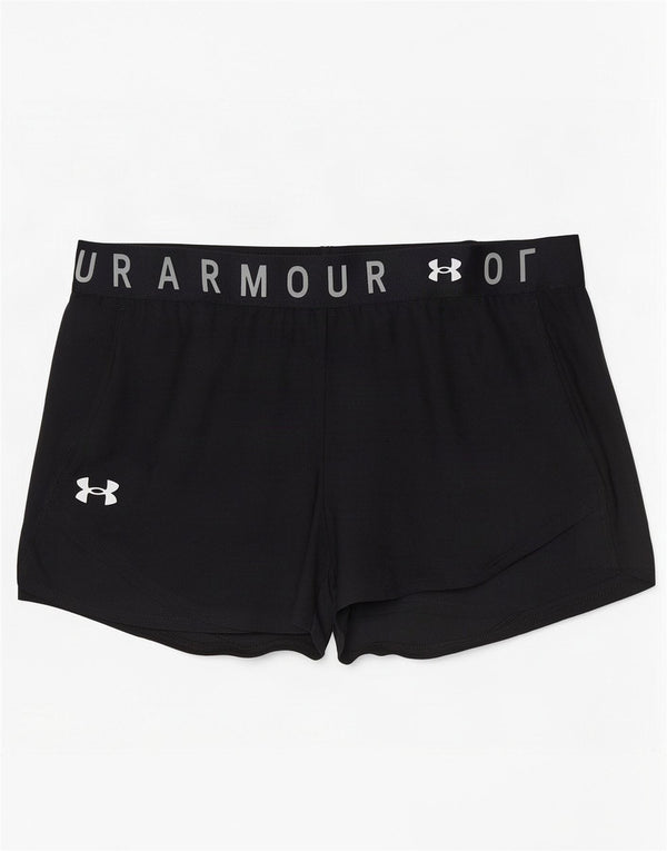 Under Armour Γυναικείο Heat Gear Graphic Sport σορτς UK 8 Small μαύρο