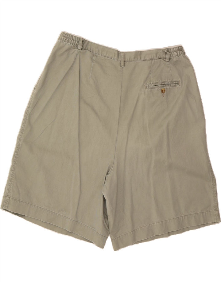 EDDIE BAUER Mens Pegged Chino Shorts W36 Large  Khaki Vintage Eddie Bauer and Second-Hand Eddie Bauer from Messina Hembry 