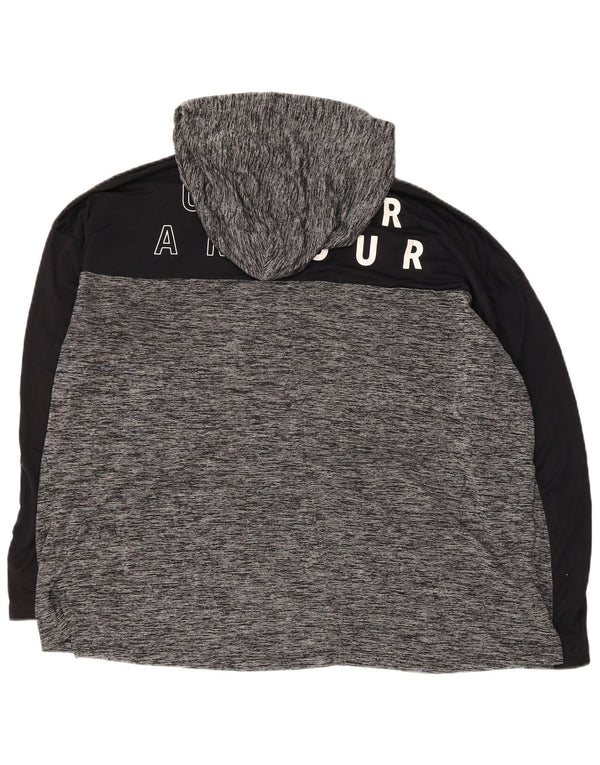 UNDER ARMOR Γυναικείο Heat Gear Oversized Hoodie Jumper UK 18 XL Grey