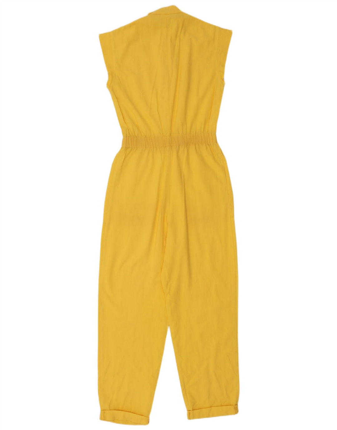 Vintage γυναικεία αμάνικη φόρμα IT 40 Small Yellow