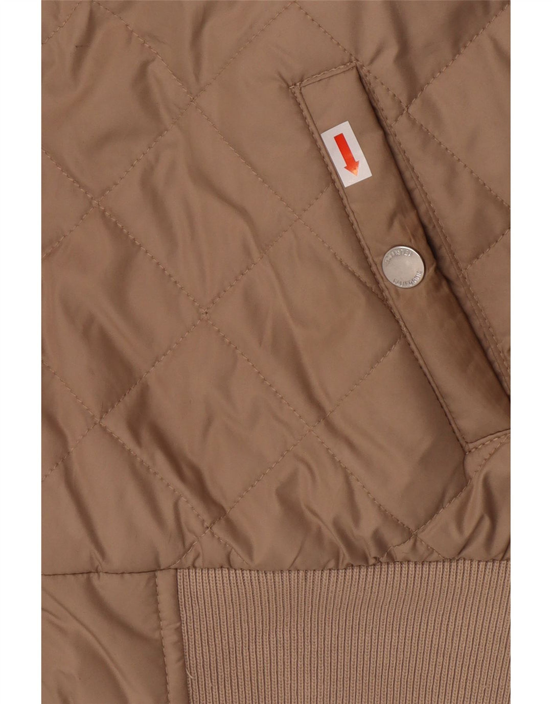 Γυναικείο καπιτονέ μπουφάν HOLLISTER UK 10 Small Beige Polyester