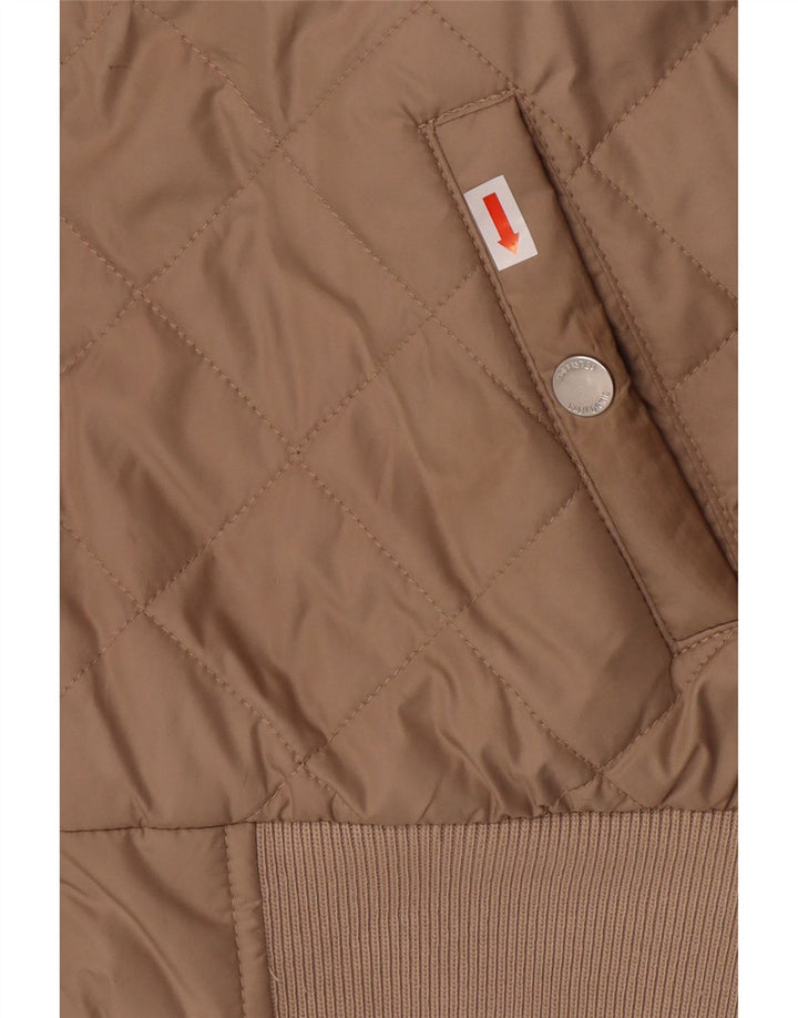 Γυναικείο καπιτονέ μπουφάν HOLLISTER UK 10 Small Beige Polyester