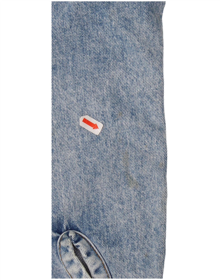 Vintage γυναικείο τζιν μπουφάν UK 12 μεσαίο μπλε βαμβακερό