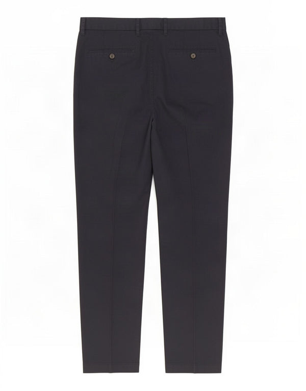 Ανδρικό παντελόνι Chino Marks & Spencer W34 L29 Navy Blue Cotton