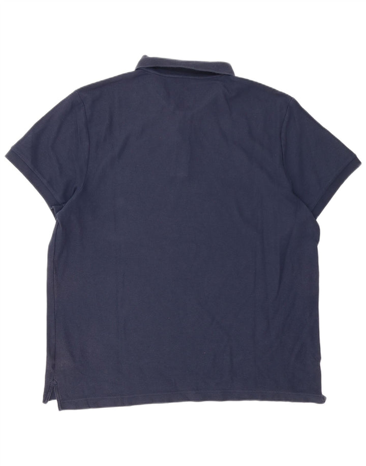 Ανδρικό μπλουζάκι πόλο Nike 2XL Navy Blue, βαμβακερό