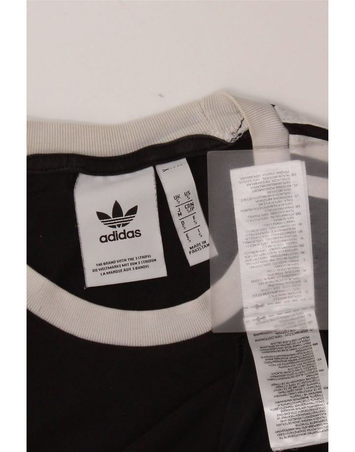 Ανδρικό T-Shirt Adidas Top Μικρό μαύρο βαμβακερό