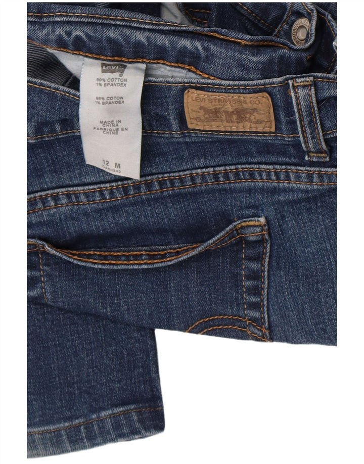 Levi's Womens 512 Bootcut Jeans US 12 Large W32 L30 Μπλε βαμβακερό