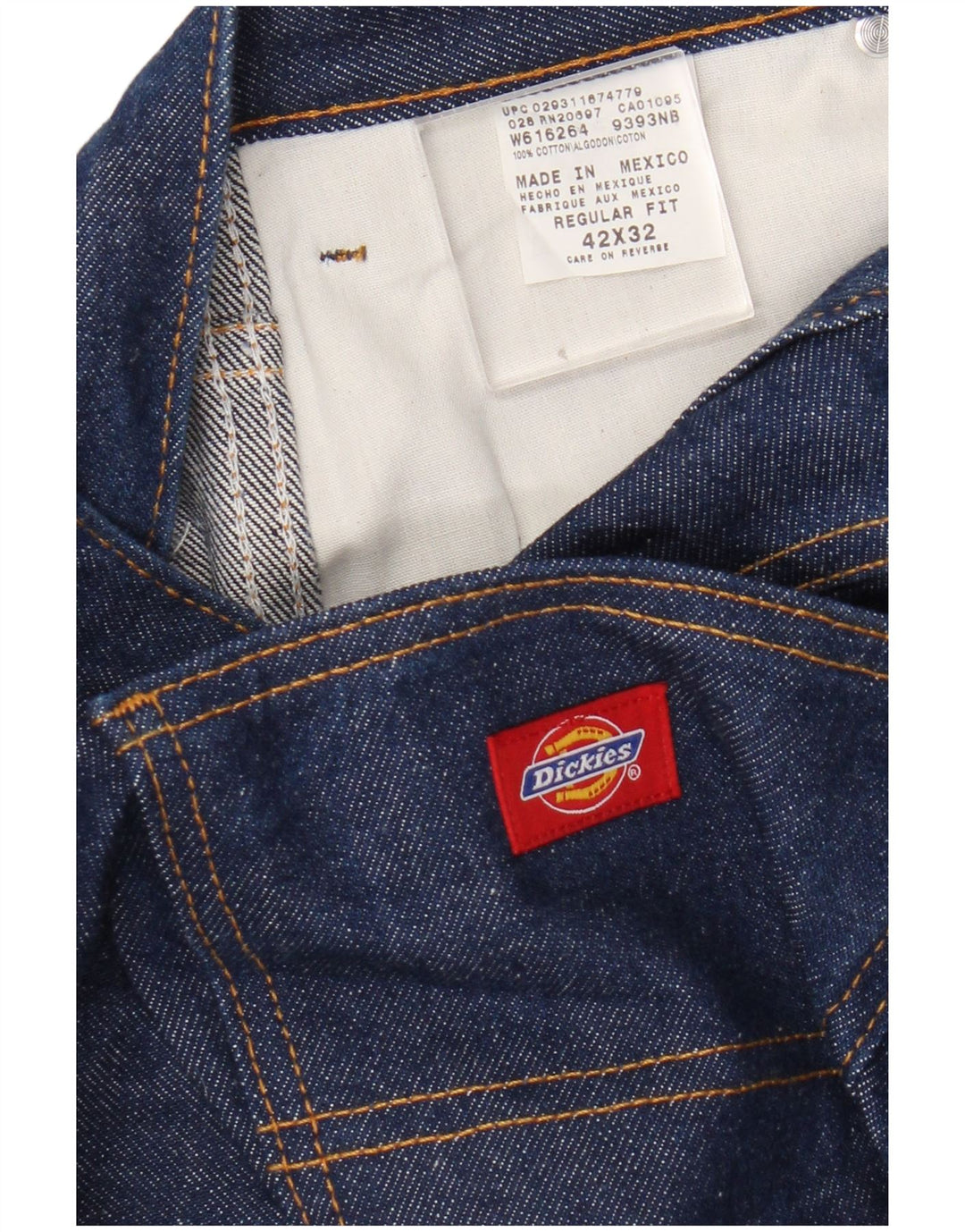 Ανδρικό τζιν ίσιο Dickies Regular Fit W42 L32 Navy Blue Cotton