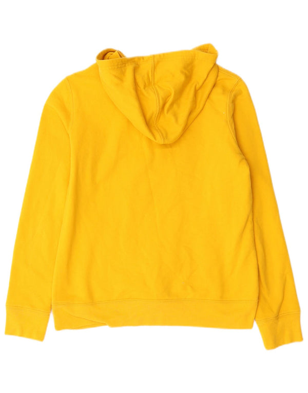 Gap Womens Graphic Oversized Hoodie Jumper UK 6 XS κίτρινο βαμβακερό