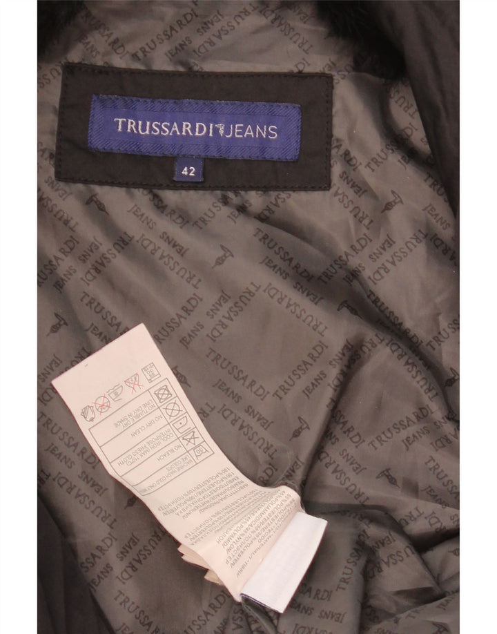 Trussardi Jeans Γυναικείο Crop Padded Jacket IT 42 Medium Black Polyester