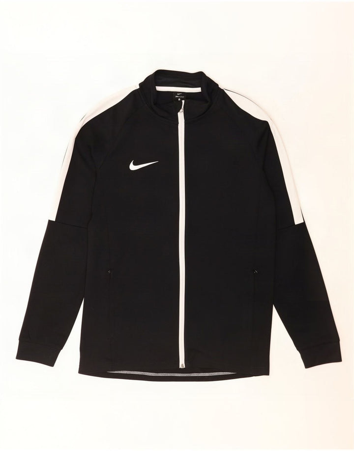 Ανδρική φόρμα Nike Dri Fit Μπουφάν μεσαίου μαύρου χρώματος πολυεστέρας