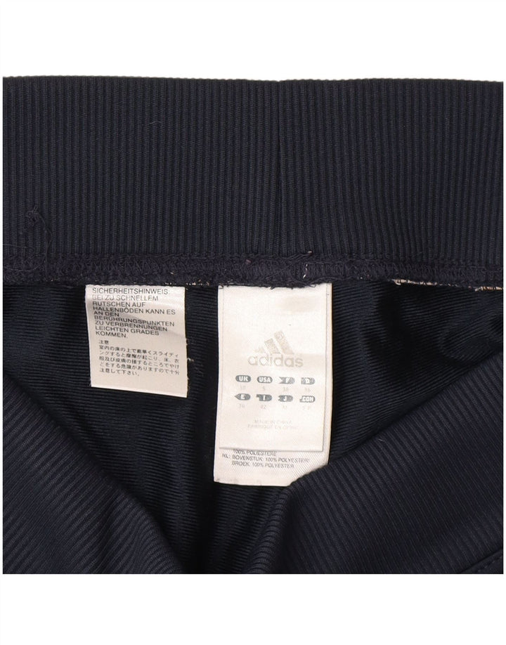 Γυναικεία αθλητική φόρμα Adidas Παντελόνι UK 10 Small Navy Blue Polyester