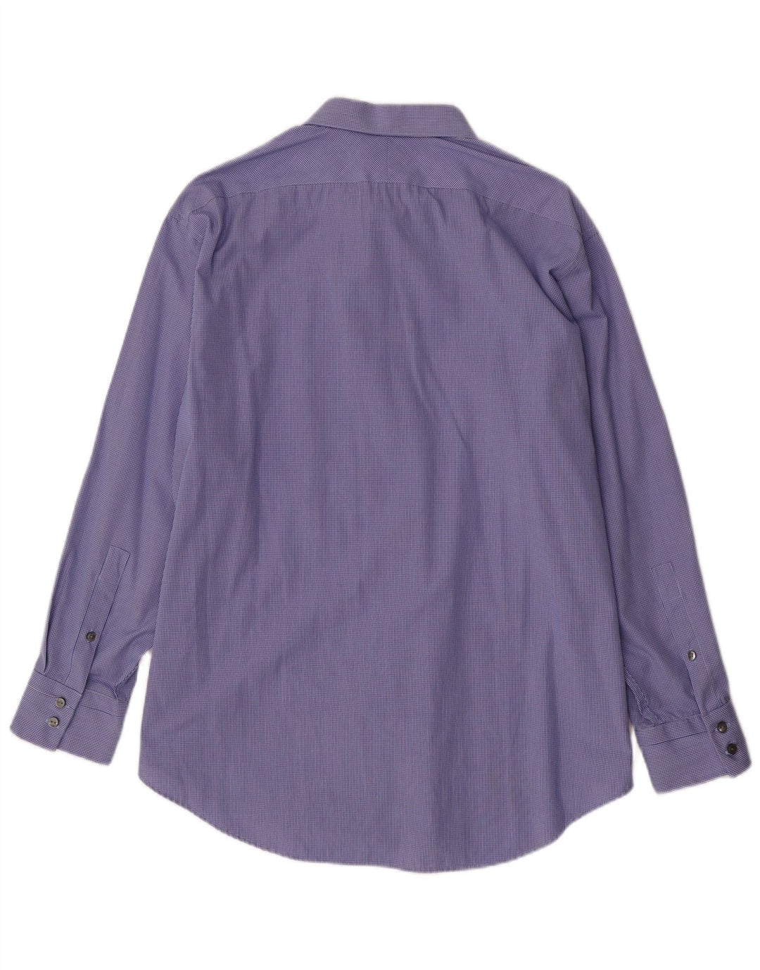 CALVIN KLEIN Ανδρικό πουκάμισο Slim Fit Μέγεθος 17 1/2 XL Blue Check Cotton