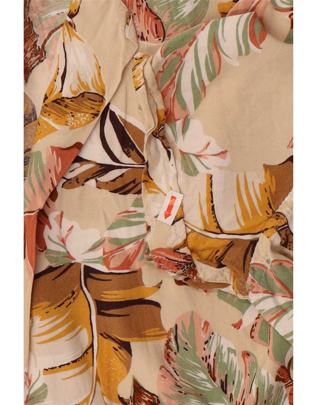 Ανδρικό πουκάμισο Marrakech Medium Beige Floral Βαμβακερό