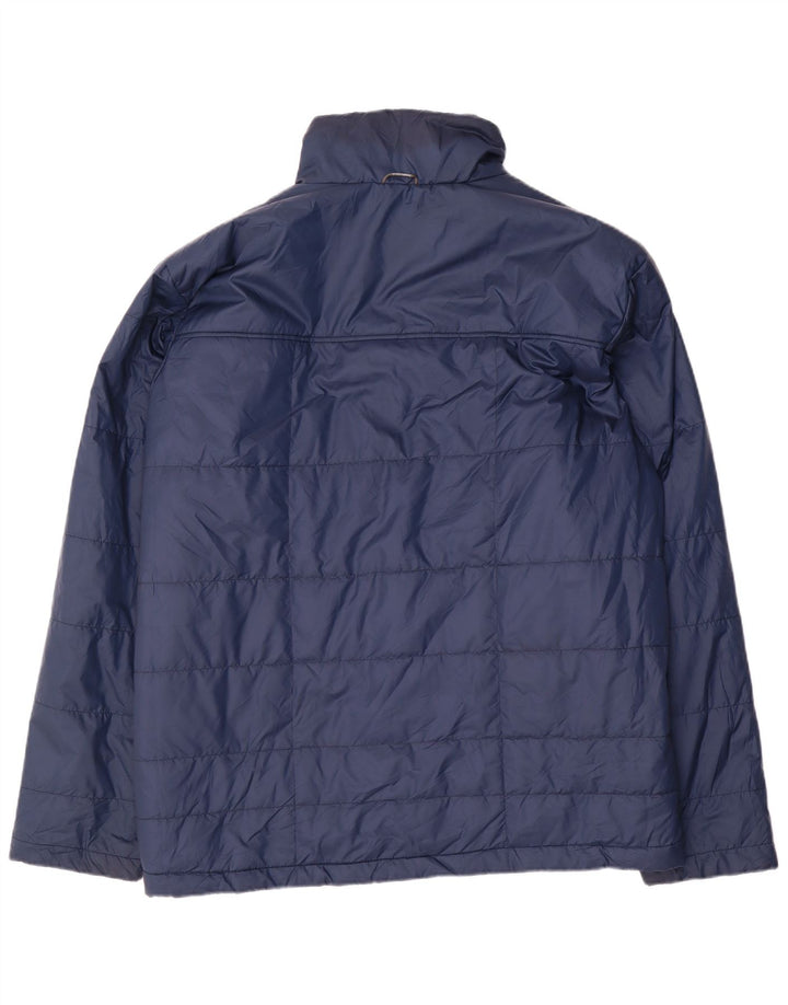 Columbia Ανδρικό ψηλό μπουφάν με επένδυση UK 44 2XL Navy Blue Polyester