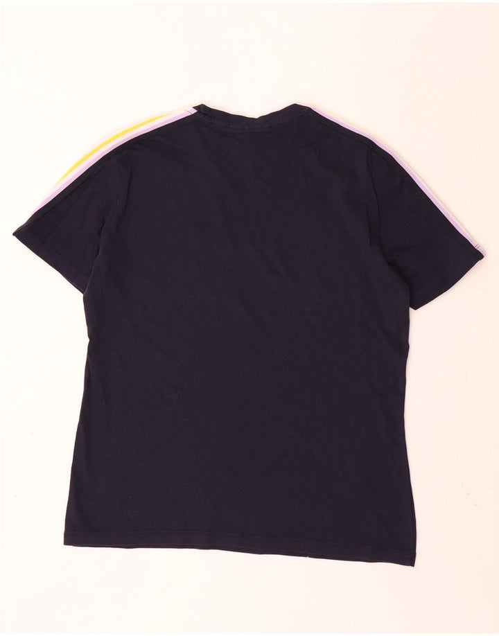 SERGIO TACCHINI Ανδρικό T-Shirt Top Small Navy Blue Colourblock