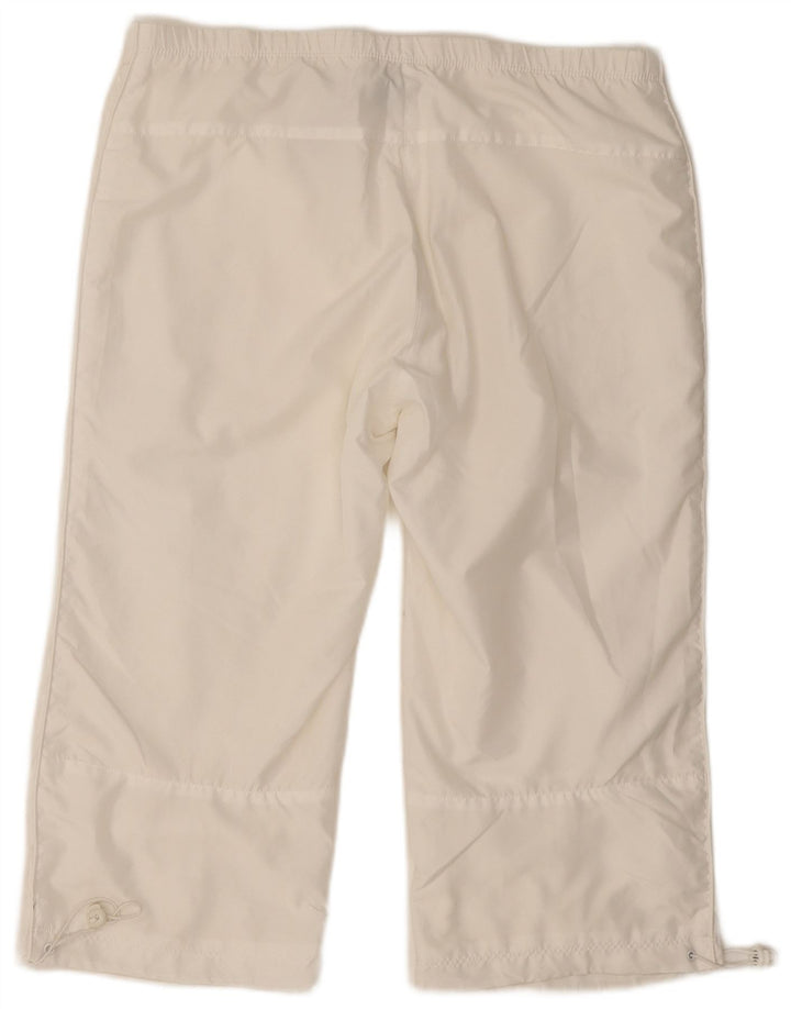 Γυναικεία φόρμα Nike Capri Παντελόνια UK 14/16 Large White Polyester