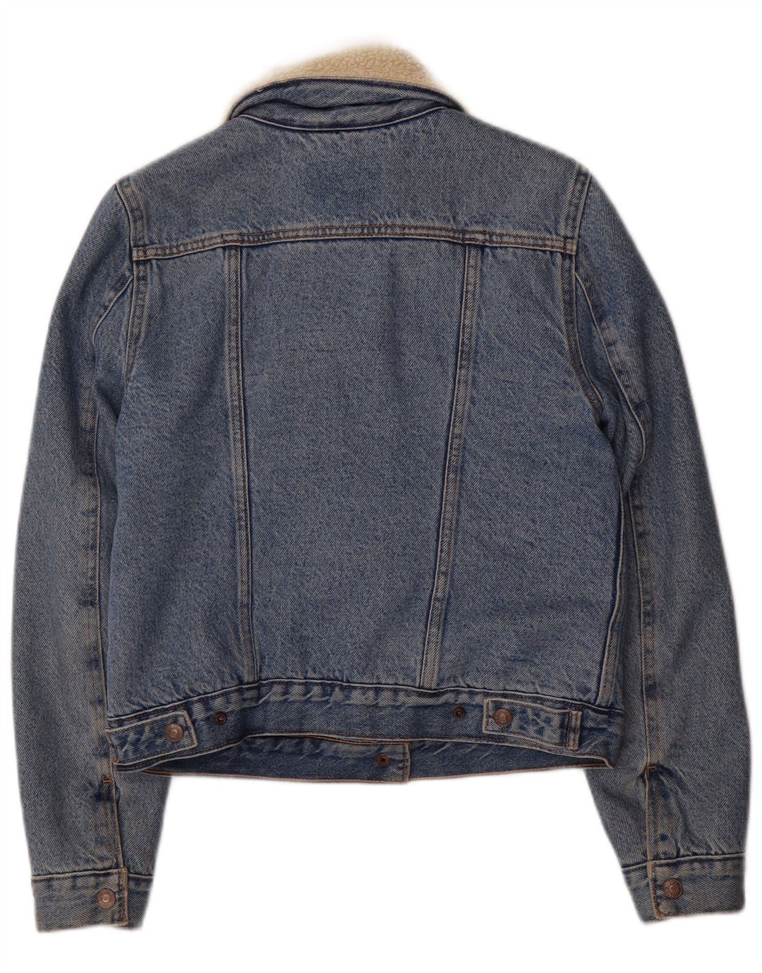 LEVI'S Γυναικείο Τζιν Σέρπα Μπουφάν UK 6 XS Μπλε Βαμβακερό