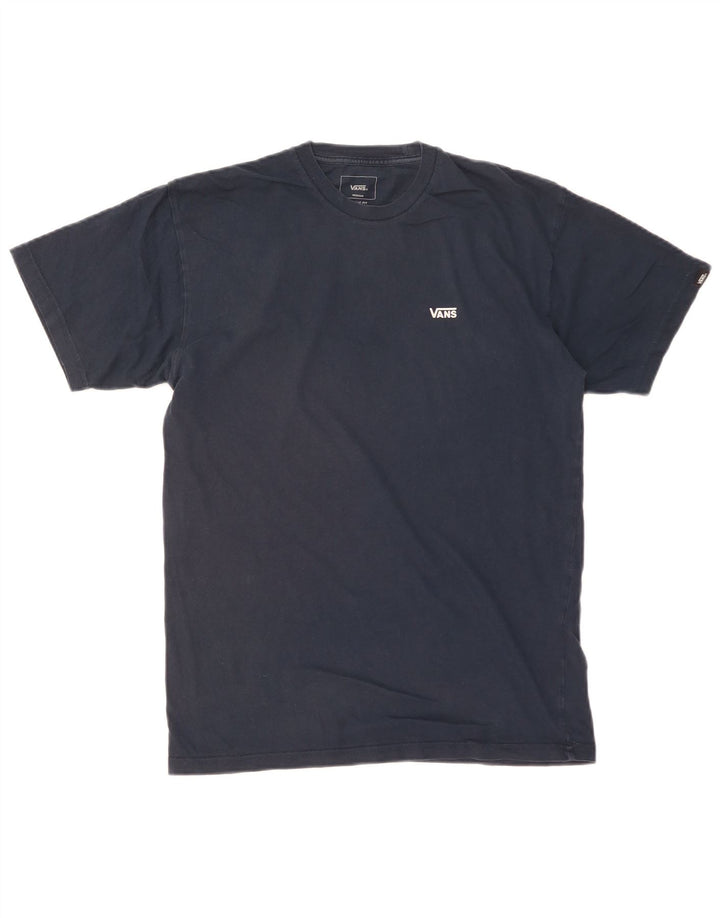 Ανδρικό T-Shirt VANS Κλασική Εφαρμογή Τοπ μεσαίου μπλε ναυτικού βαμβακερό
