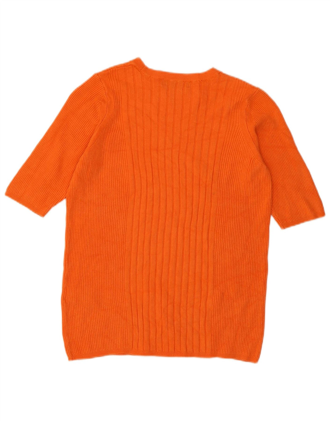 Marks & Spencer Γυναικείο πουλόβερ με λαιμόκοψη UK 12 Medium Orange