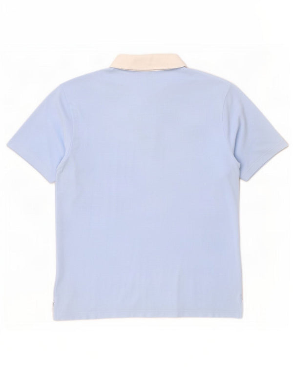 Gant Mens Polo Shirt XL Blue Colourblock Cotton