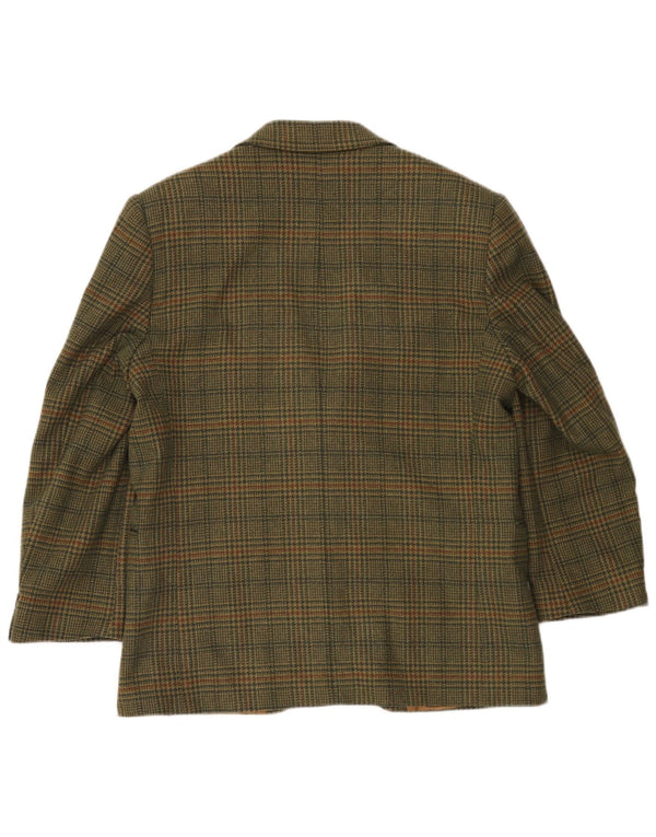 Incom Ανδρικό σακάκι σακάκι με 2 κουμπιά UK 38 Medium Khaki Houndstooth