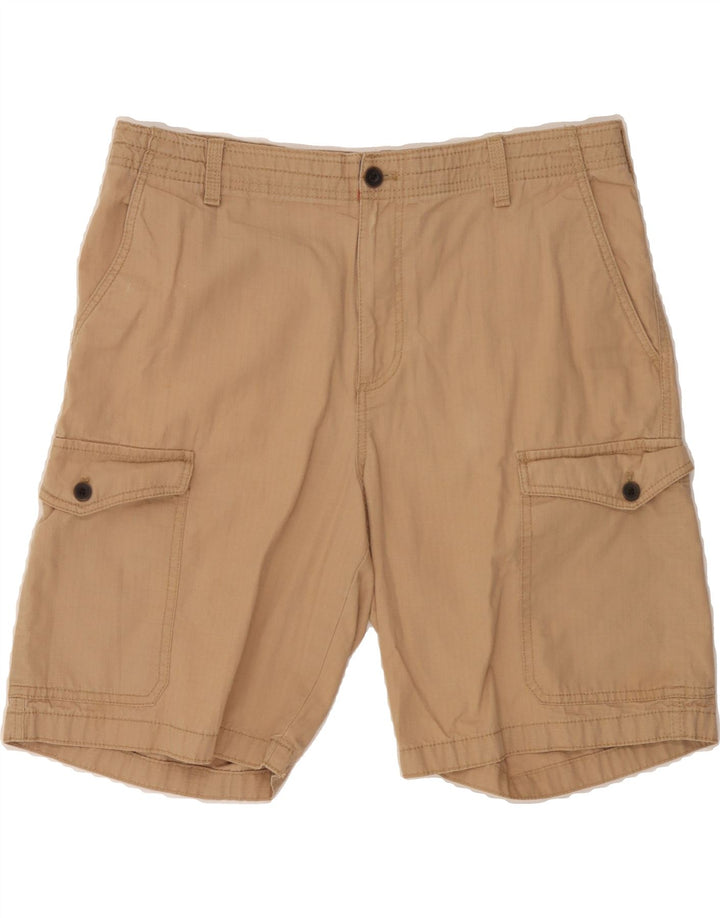 IZOD Mens Cargo Shorts W34 Large Beige Cotton Vintage Izod and Second-Hand Izod from Messina Hembry 