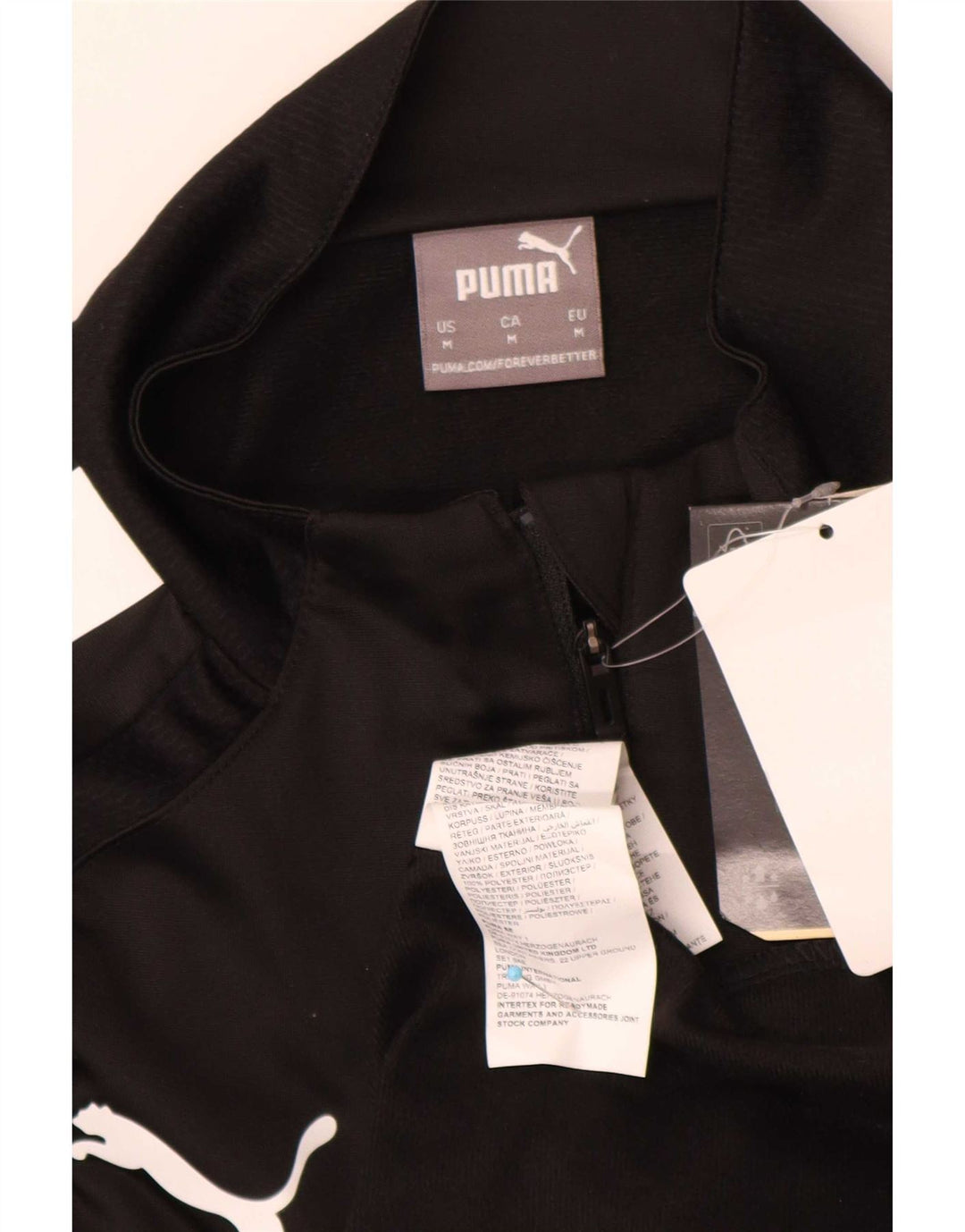 Ανδρικό γραφικό τοπ μακρυμάνικο Puma, μεσαίο μαύρο Sports