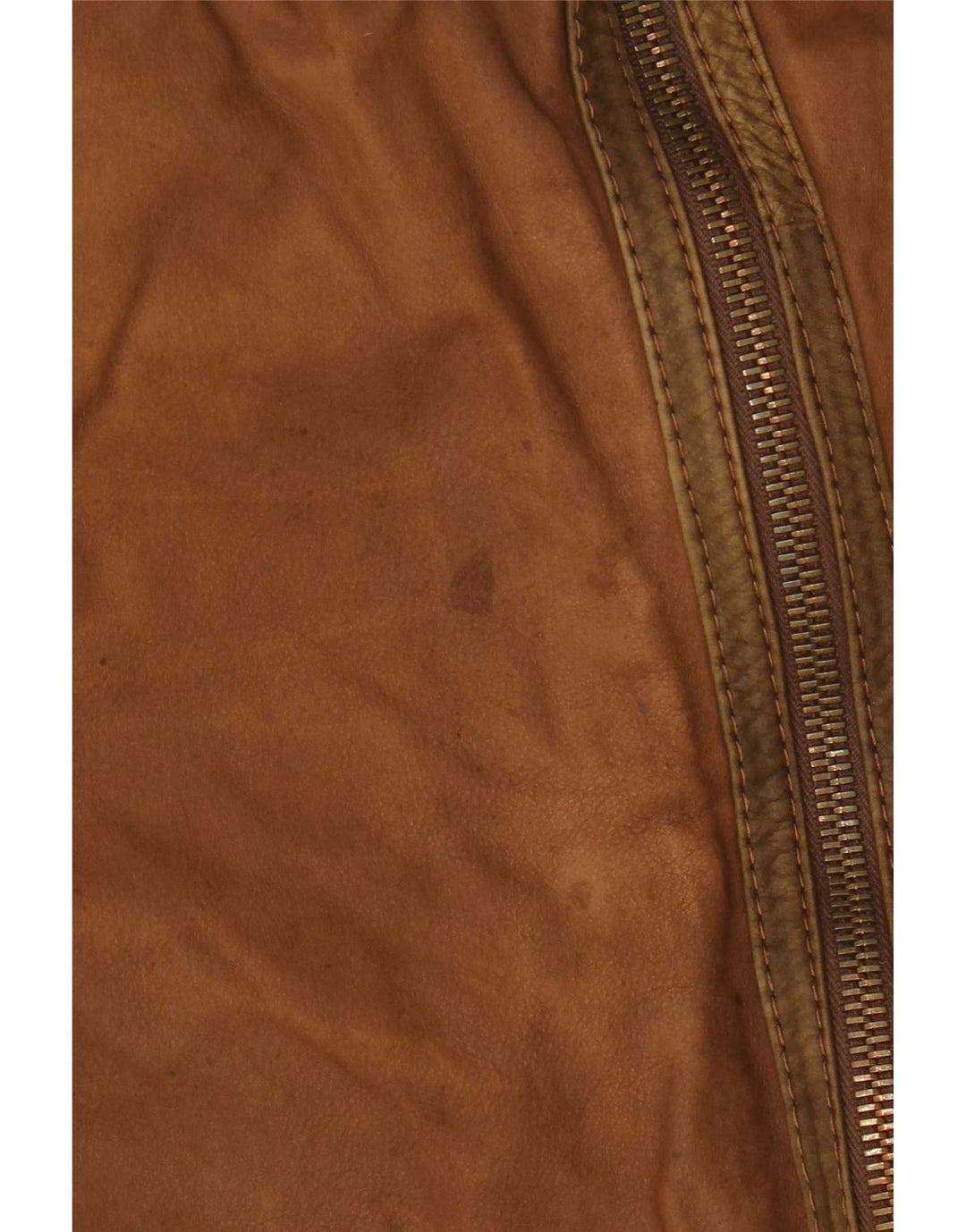 Stephen Mens Shearling Jacket IT 52 XL Brown Colourblock