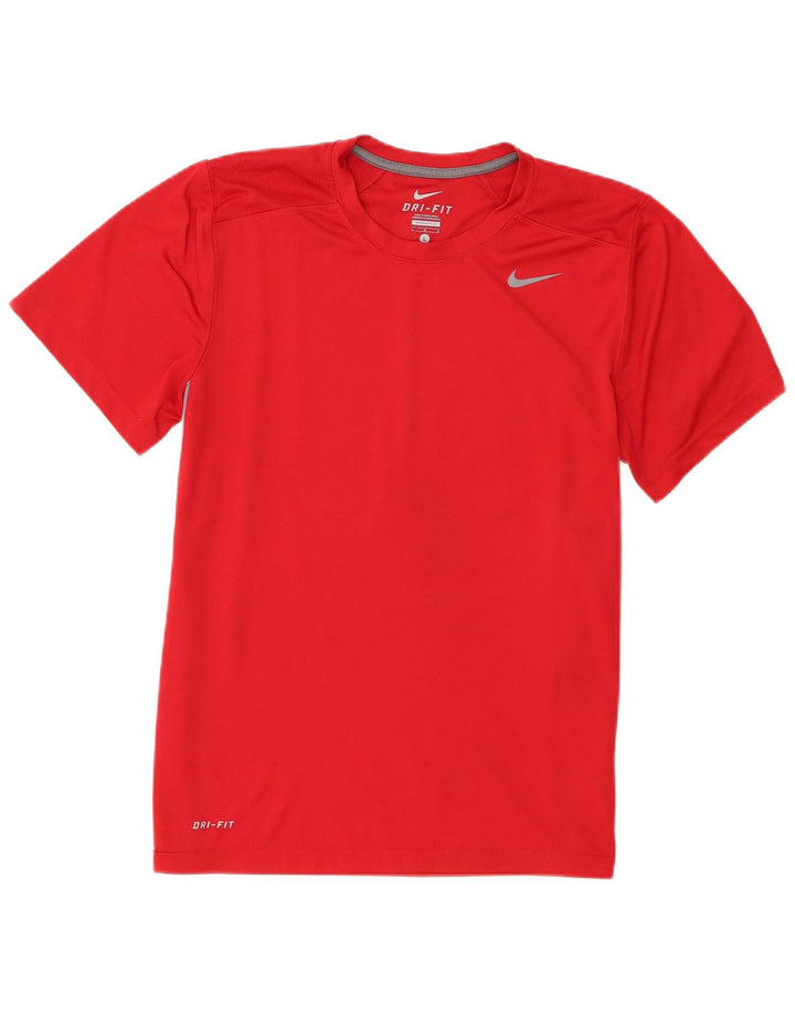 Ανδρικό T-Shirt Nike Dri Fit Top μεγάλο κόκκινο πολυεστέρα