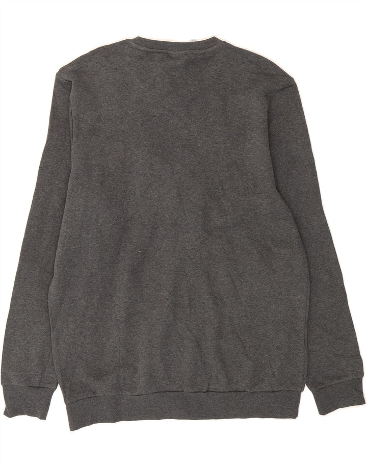 ADIDAS Mens Sweatshirt Jumper XL Grey Cotton Vintage Adidas and Second-Hand Adidas from Messina Hembry 