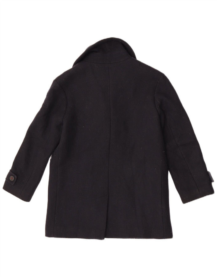 Zara Boys Pea Coat 9-10 Years Navy Blue