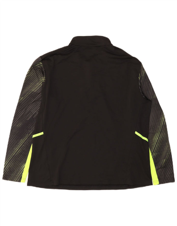 Γυναικεία φόρμα πουλόβερ με φερμουάρ PUMA Top UK 18 XL Μαύρο ριγέ