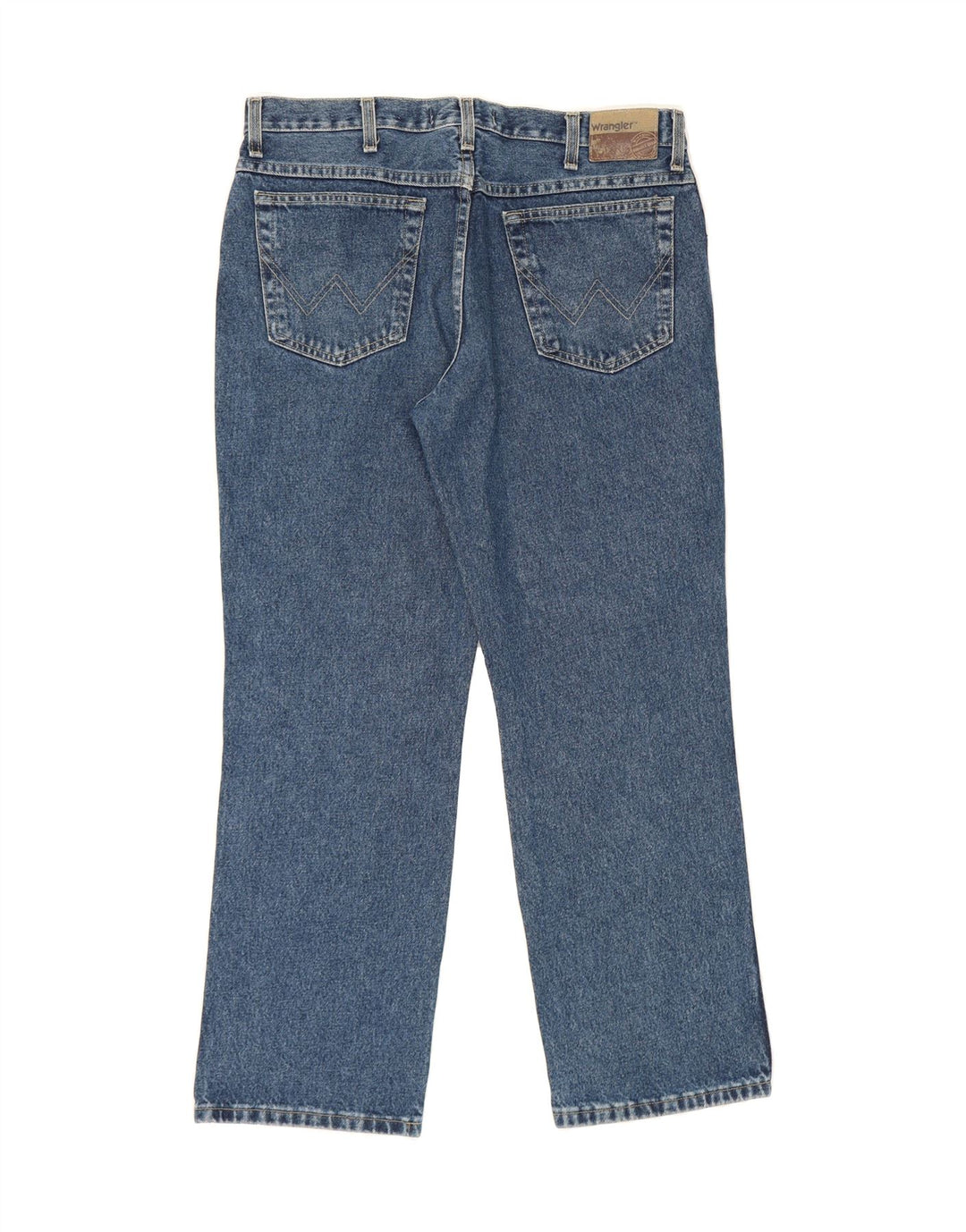 WRANGLER Mens Straight Jeans W36 L30 Blue Cotton Vintage Wrangler and Second-Hand Wrangler from Messina Hembry 