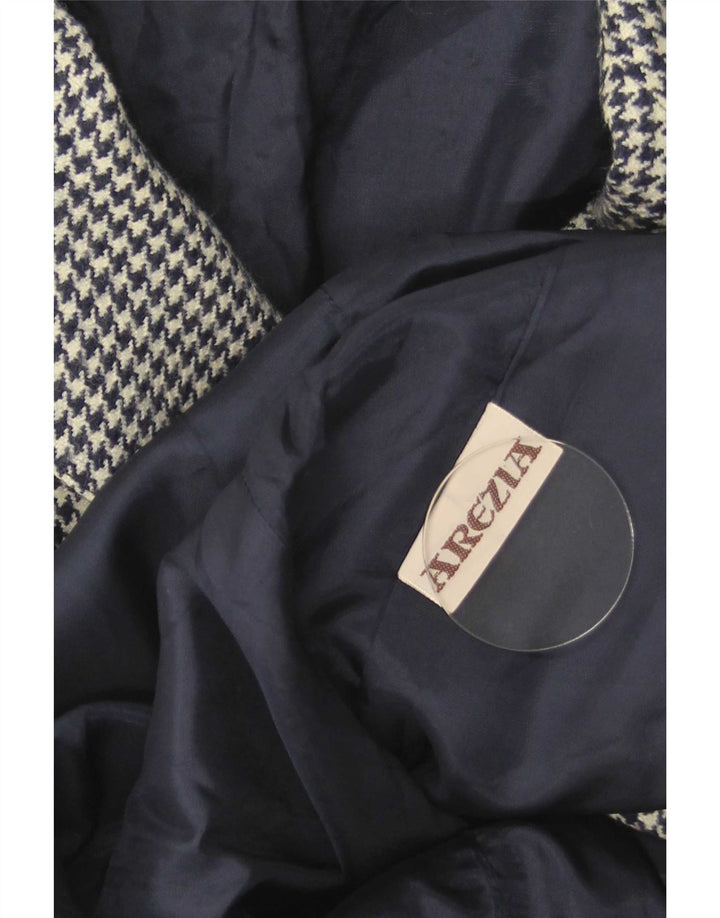 Arezia Γυναικείο Μπουφάν σακάκι IT 42 Medium Navy Blue Houndstooth