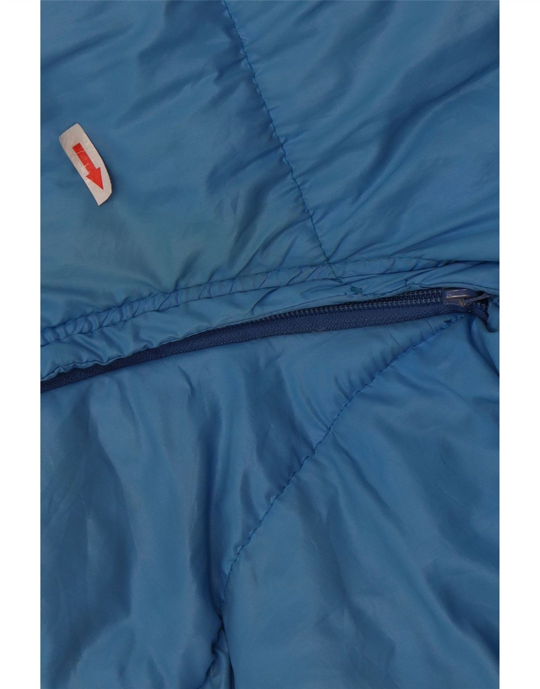 Vintage ανδρικό μπουφάν με κουκούλα IT 52 XL μπλε χρώματος πολυαμίδιο
