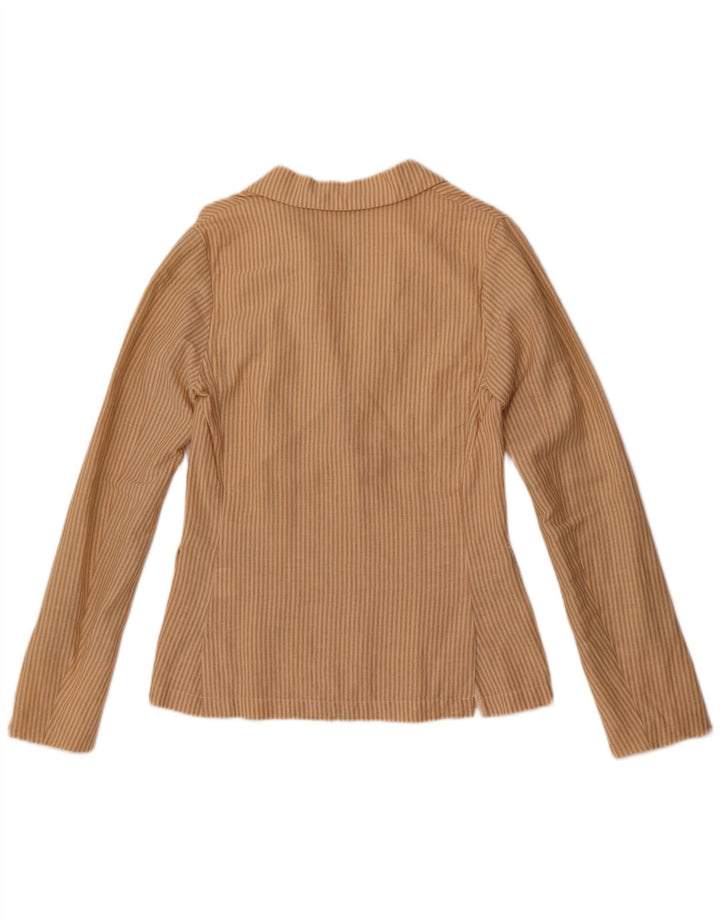 Maison Scotch Γυναικείο τζάκετ με 2 κουμπιά, μέγεθος 1, μικρό μπεζ ρίγες