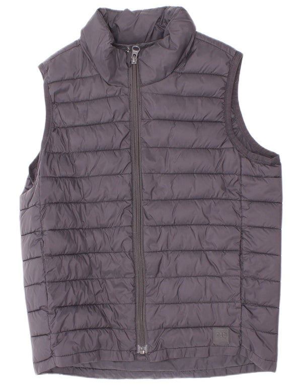 Gap Boys Padded Gilet 6-7 Years Small Navy Blue Nylon
