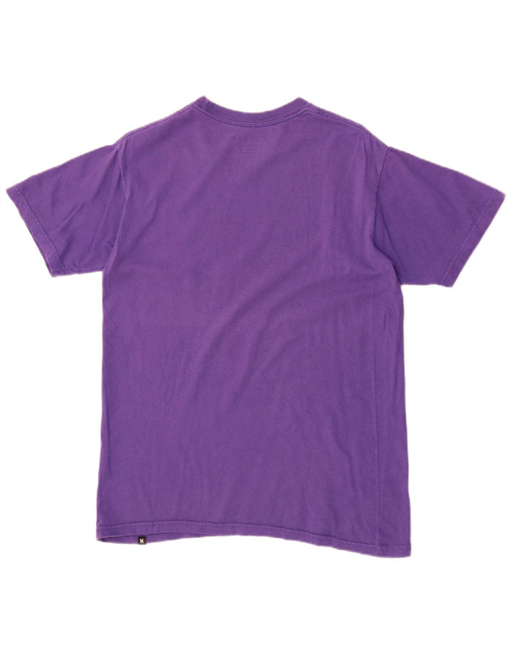 Ανδρικό γραφικό μπλουζάκι Harley Regular Fit Top από μεσαίο μωβ βαμβακερό
