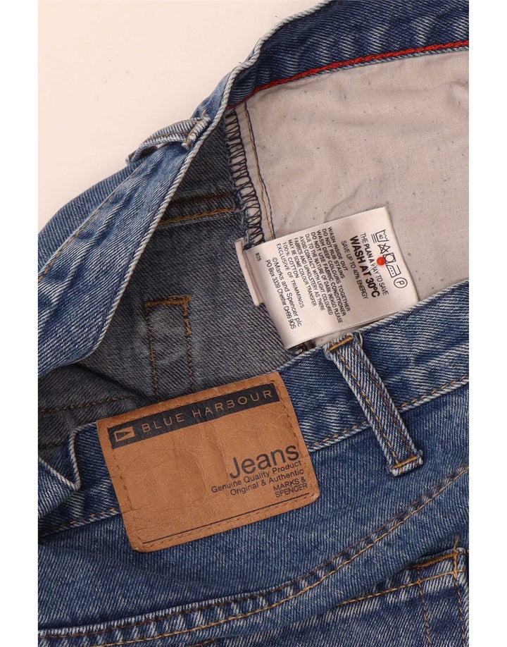 Ανδρικό τζιν Marks & Spencer Blue Harbor Straight W34 L33 Βαμβακερό