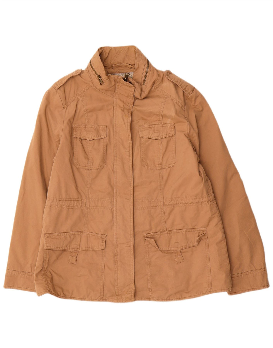 Marks & Spencer Γυναικείο Μπουφάν Indigo Hooded Utility UK 14 Large Beige