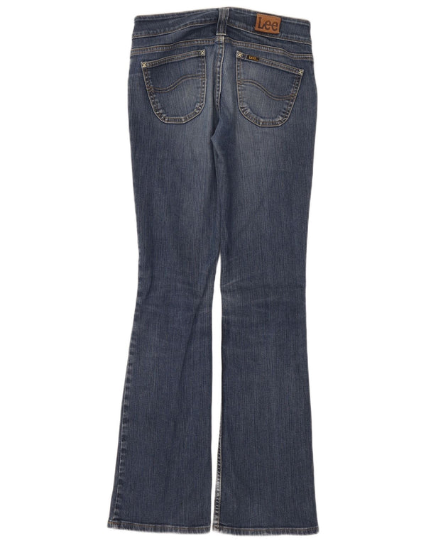 Lee Womens Leola Flared Jeans W30 L35 Blue Cotton