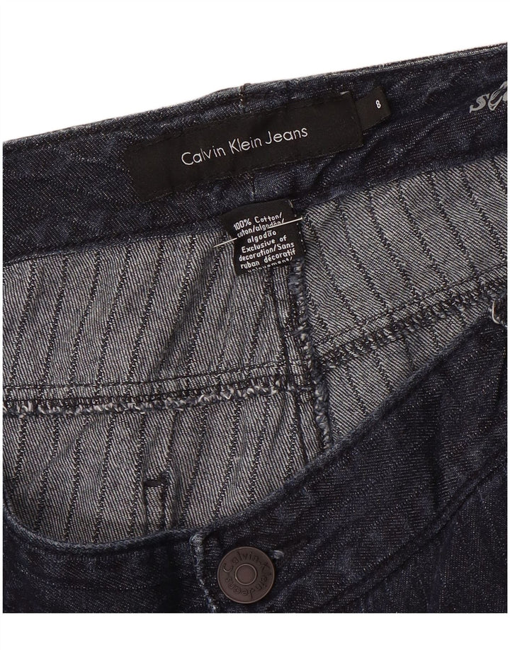 Calvin Klein Γυναικείο μποτάκι παντελόνι Chino US 8 Medium W32 L32 Navy Blue