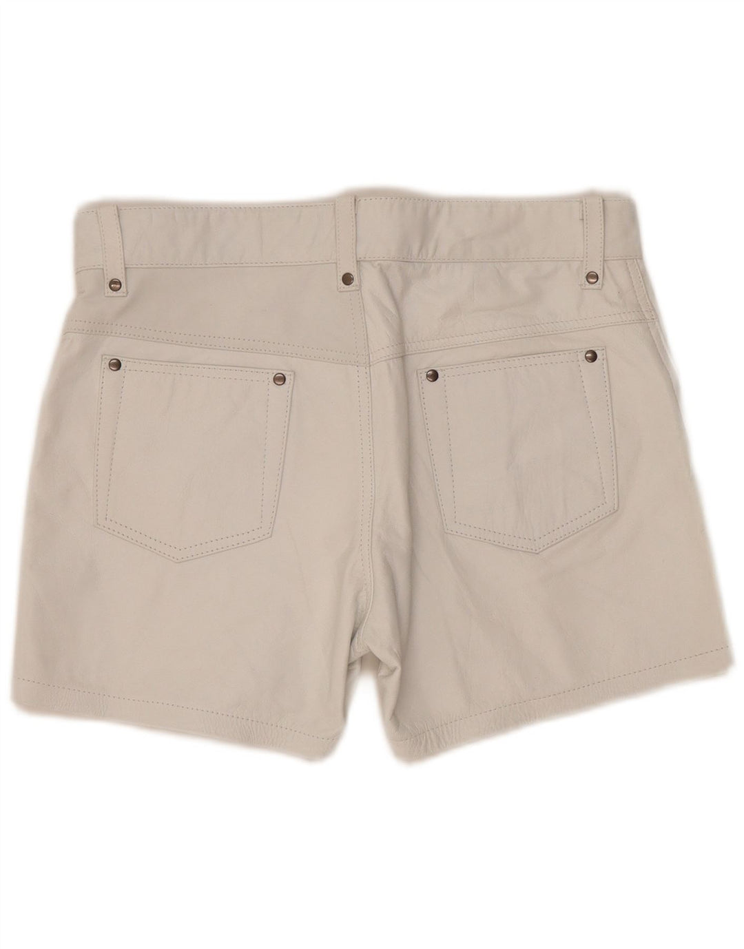 Vintage γυναικείο δερμάτινο casual σορτς W33 Μεγάλο μπλε δέρμα