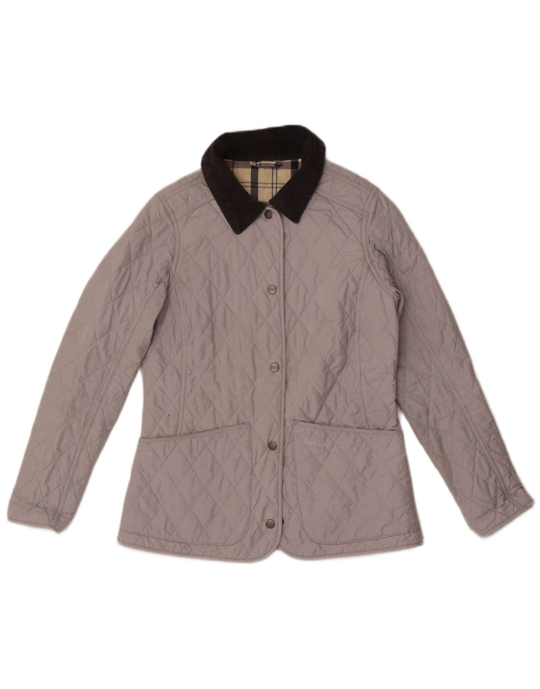 Γυναικείο καπιτονέ μπουφάν Barbour UK 8 Small Grey Colourblock Polyester