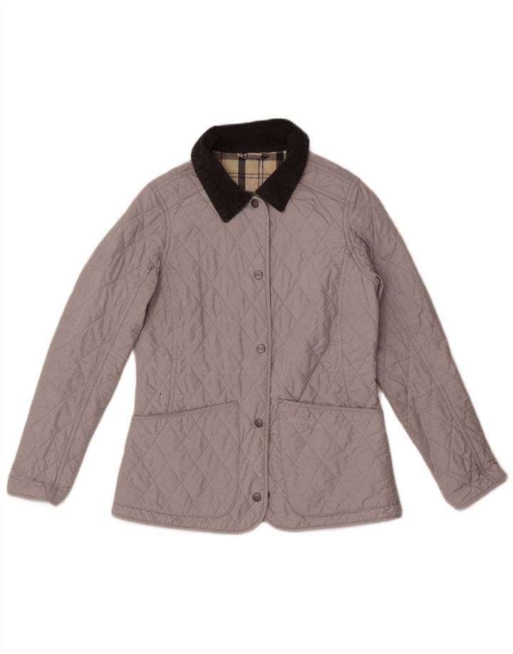 Γυναικείο καπιτονέ μπουφάν Barbour UK 8 Small Grey Colourblock Polyester