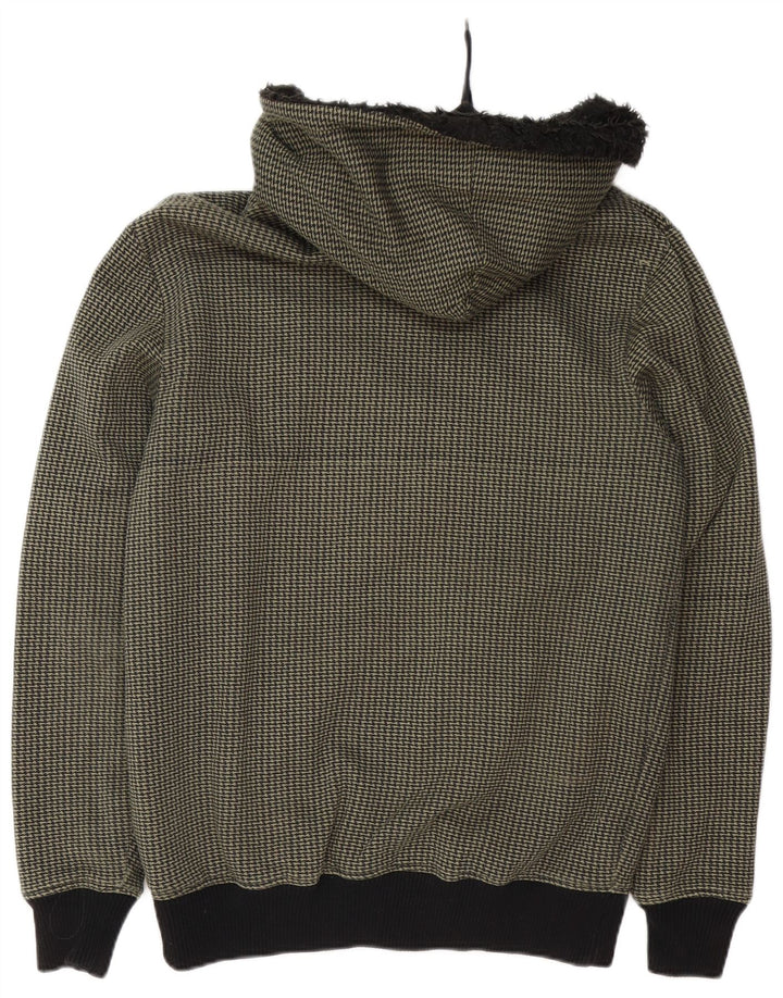 QUIKSILVER Ανδρικό μπουφάν με κουκούλα Utility UK 38 Medium Green Houndstooth