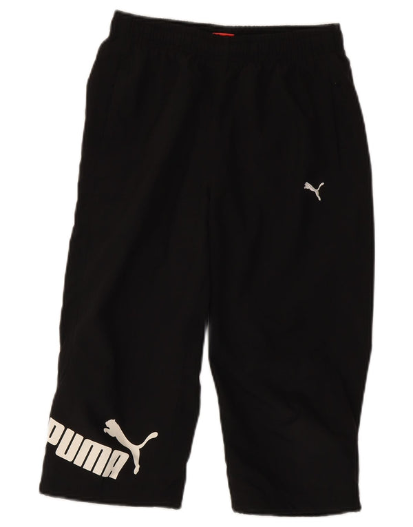 Παντελόνι αθλητικής φόρμας Puma Boys Graphic Capri 11-12 ετών Μαύρο