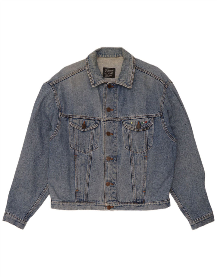 Ανδρικό Τζιν Μπουφάν Benetton IT 46 Small Blue Cotton