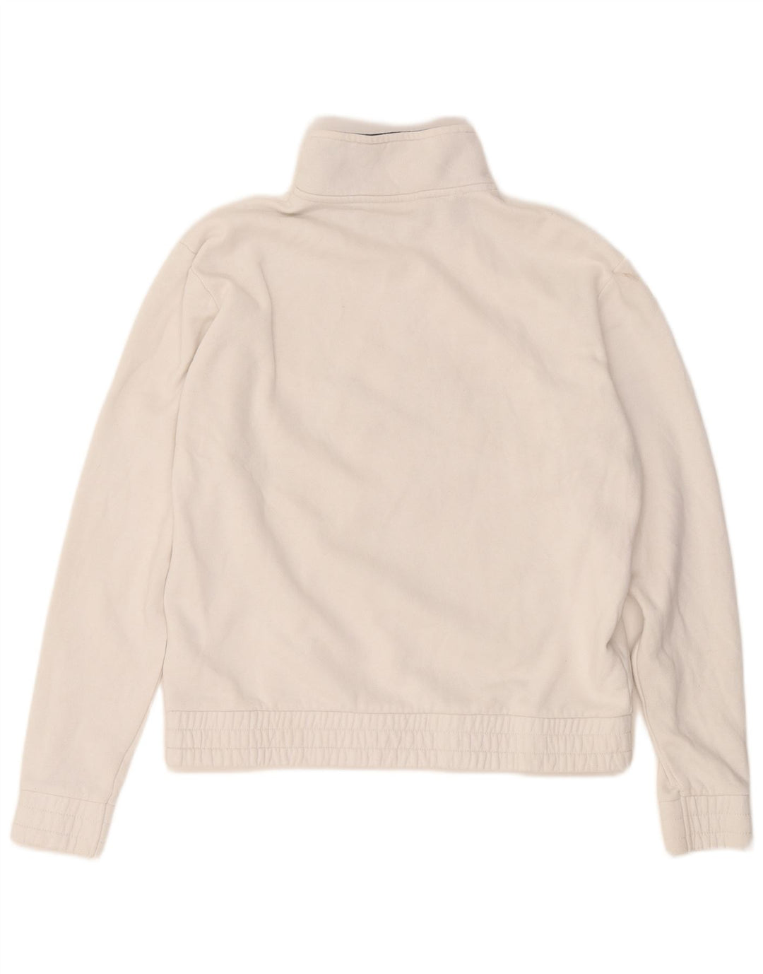 Γυναικείο φούτερ FILA με φερμουάρ με λαιμόκοψη Jumper UK 14 μεσαίο λευκό βαμβακερό